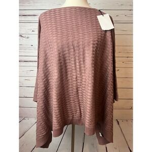 Lululemon Divinity Scarf Poncho Wrap One Size Shawl NWT Cashmere Spanish Oak New